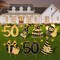 50th Birthday Yard Signs with Stakes, 7 Pcs Birthday Decorations for Men & Women with LED Lights & Double-Sided Tape, Ideal Outdoor/Indoor Party Favors, Photo Props & Lawn Decorations